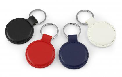 Porto Recycled Rectangular Key Fob in 4 colours.