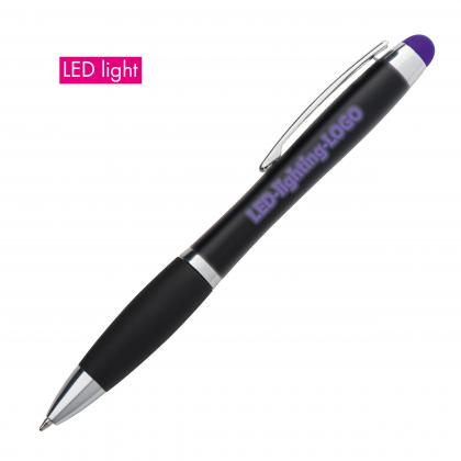 Ballpen with touch function and LED La Nucia