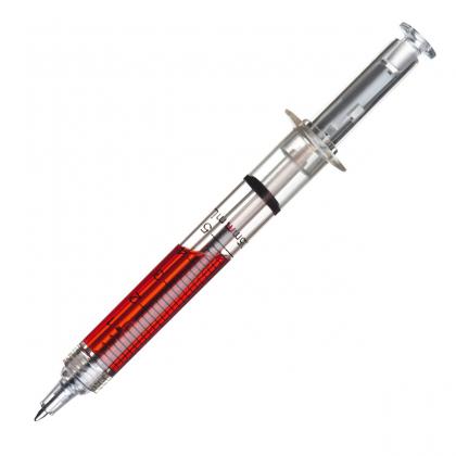 Plastic ball pen Syringe 1
