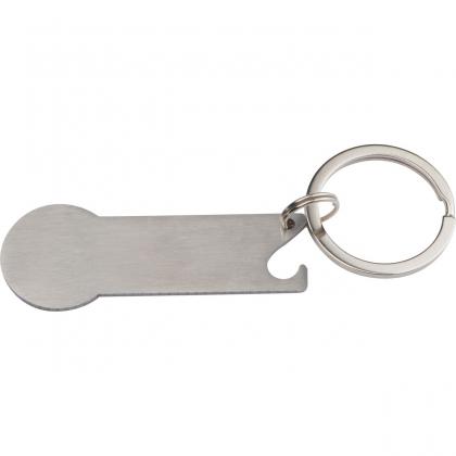 Keyring with shopping cart chip Stickit