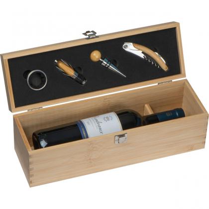 Wooden wine box saint-étienne