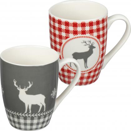 Set of 2 Christmas mugs Ankara