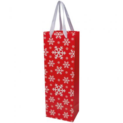Wine bag in Christmas design