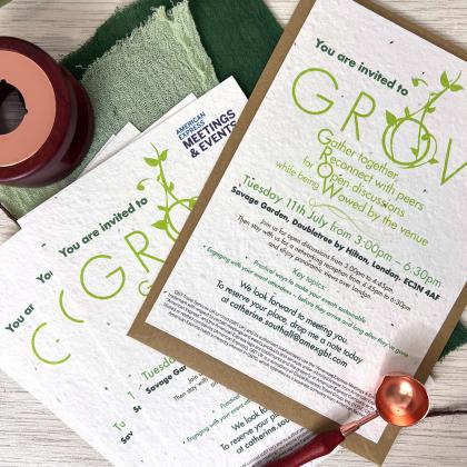 Plantable Seed Paper Prints And Flyers