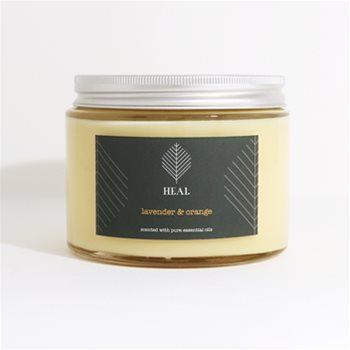 Large 3 Wick Soy Wax Candle in Pharmacy Jar