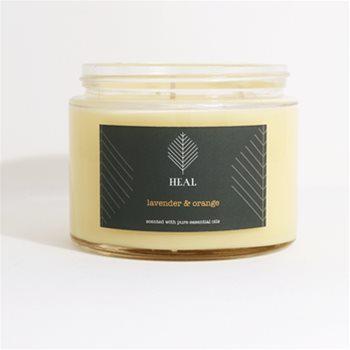 Large 3 Wick Soy Wax Candle in Pharmacy Jar