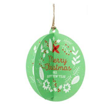 Recycled Interlocking Card Bauble