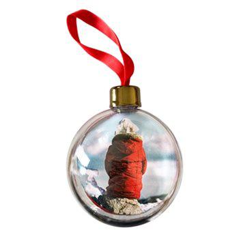 Large Bauble With Velvet Ribbon