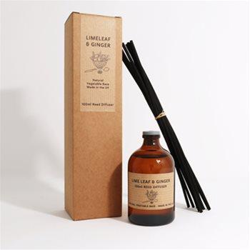 100ml Natural Reed Diffuser In Amber Glass Bottle 