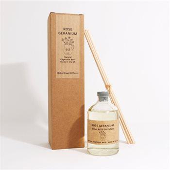 100ml Reed Natural Diffuser In Clear Glass Bottle 