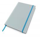 RECYCOPLUS Recycled A5 Casebound Notebook with Elastic Strap in 9 Colours