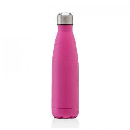 Oasis rubine powder coated stainless steel, thermal insulated bottle - 500ml