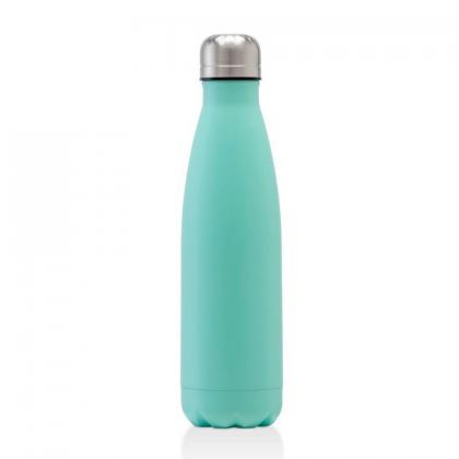 Oasis aqua powder coated stainless steel, thermal insulated bottle - 500ml