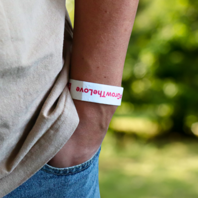 Seed Paper Wristband - Great for festivals / parties