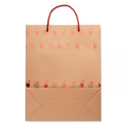 Gift paper bag with pattern