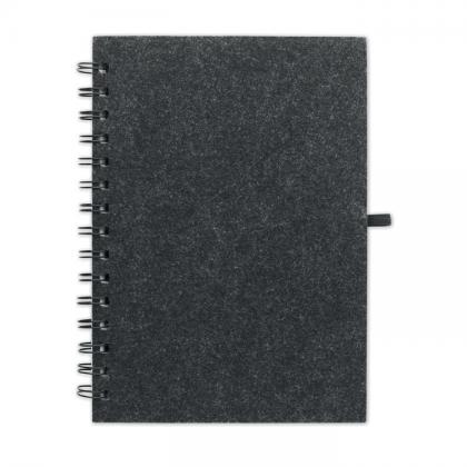 A5 RPET felt cover notebook
