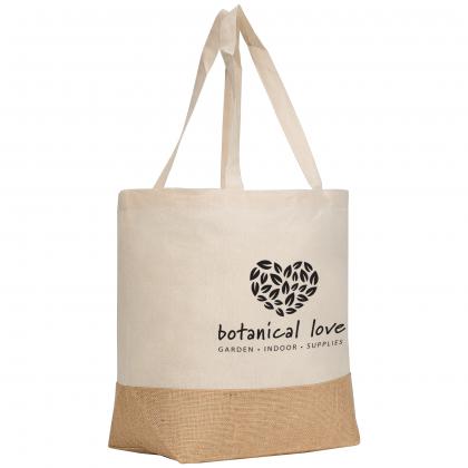 Rio Collection - 140 gsm Recycled Cotton and Jute Shopper Tote Bag