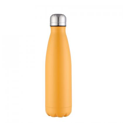 Oasis recycled papaya powder coated stainless steel insulated thermal bottle - 500ml