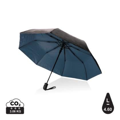 21" Impact AWARE™ RPET 190T Pongee dual colour mini umbrella
