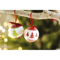 Christmas bauble in gift box