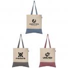 Quebec - 140 gsm Two-Tone Recycled Cotton Tote