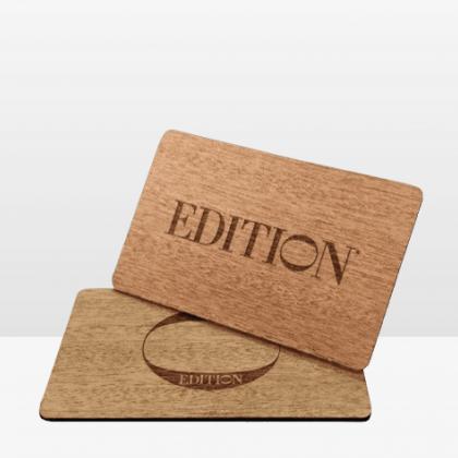 Bamboo Nfc Card Printed Or Engraved