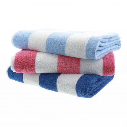 Stripe Cotton Pool Towel 360gsm