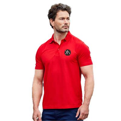 Embroidered Polyester Mens Polo Shirt