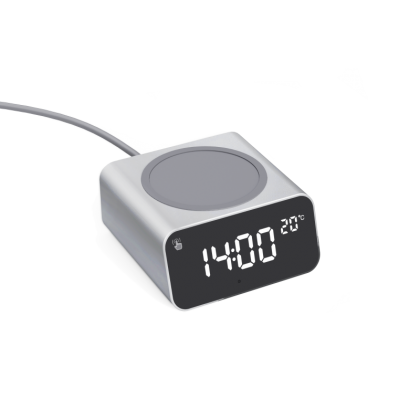 Xoopar REDDI Travel clock and wireless charger (PD) with BT