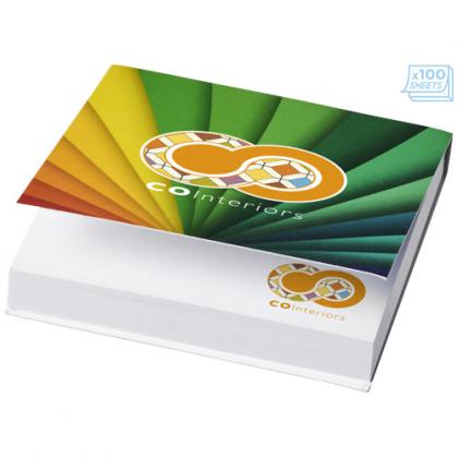 Sticky-Mate® soft cover squared sticky notes 75x75mm