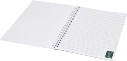 Desk-Mate® A4 spiral notebook with printed back cover