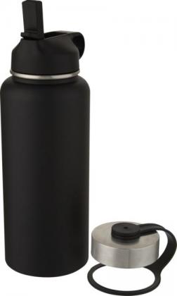 Supra 1 L copper vacuum insulated sport bottle with 2 lids