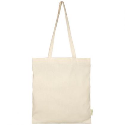 Orissa 100 g/m² GOTS organic cotton tote bag 7L