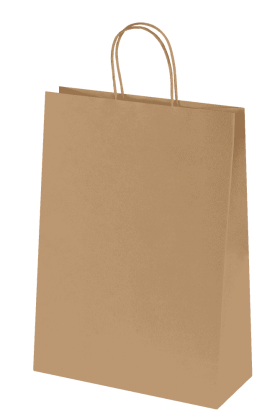 Bags - Ashdown Large Paper Gift Bag - Kraft - 150GSM