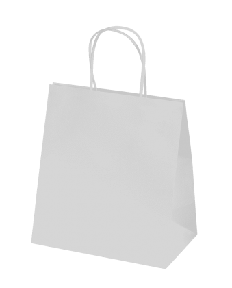 Bags - Ashdown Small Paper Gift Bag - White - 200GSM