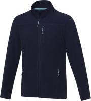 Amber men's GRS recycled full zip fleece jacket