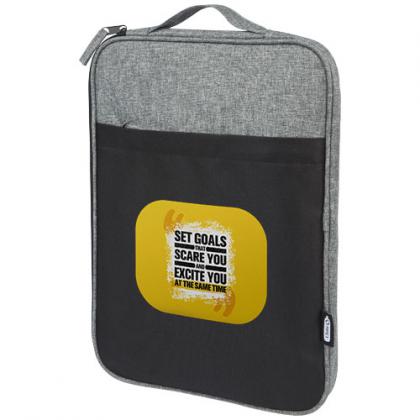 Reclaim 14" GRS recycled two-tone laptop sleeve 2.5L