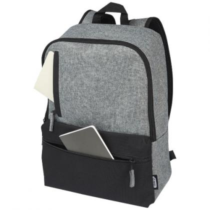 Reclaim 15" GRS recycled two-tone laptop backpack 14L