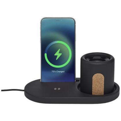 Klip 5W wireless charging desk organizer