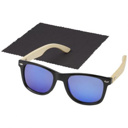 Taiy rPET/bamboo mirrored polarized sunglasses in gift box