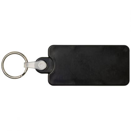 Kym recycled tyre tread check keychain