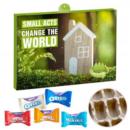 Premium Gift Advent Calendar "Eco" BUSINESS with Milka Moments Mix