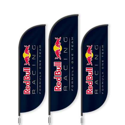Bat Fan S Advertising Golf Flag 65 X 200 Cm With Ground Spike