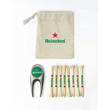Contemporary Mini Organic Cotton Drawstring Golf Bag Set