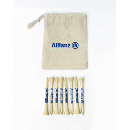 Tee Mini Organic Cotton Drawstring Golf Bag
