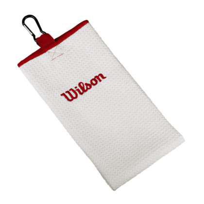 Wilson Staff Microfibre Tri-Fold Golf Towel Embroidered
