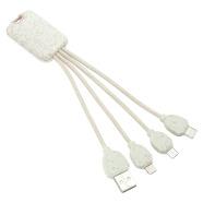Wheat Straw 4-in-1 Multi Cable