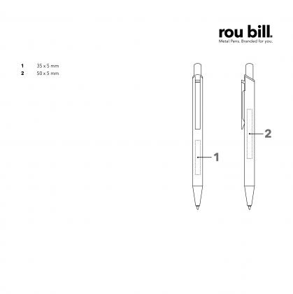 Rou bill® Arvent Soft Touch push Ball pen