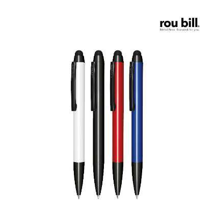 Rou bill® Attract Stylus twist Ball Pen with Touch Pad
