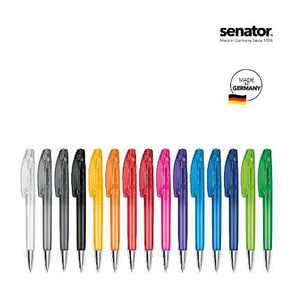senator® Bridge clear with a metal tip twist ball pen